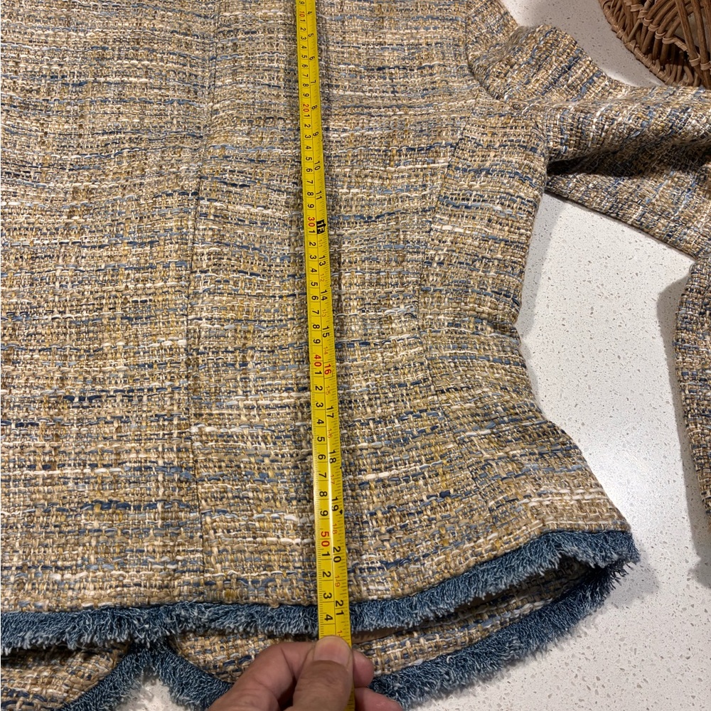 Tweed jacket Cache Chanel vibes Zara Lioness medium - Picture 7 of 13